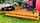 Terrasse neu, das Deck mit Mobiliar